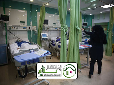 همراه بیمار در بیمارستان امام خمینی